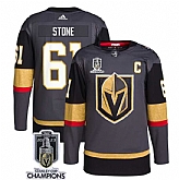 Men's Vegas Golden Knights #61 Mark Stone Gray 2023 Stanley Cup Champions Stitched Jersey,baseball caps,new era cap wholesale,wholesale hats