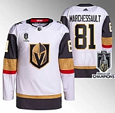 Men's Vegas Golden Knights #81 Jonathan Marchessault White 2023 Stanley Cup Champions Stitched Jersey,baseball caps,new era cap wholesale,wholesale hats