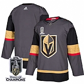 Men's Vegas Golden Knights Blank Gray 2023 Stanley Cup Champions Stitched Jersey,baseball caps,new era cap wholesale,wholesale hats