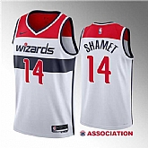 Men's Washington Wizards #14 Landry Shamet White 2023 Draft Association Edition Stitched Jersey,baseball caps,new era cap wholesale,wholesale hats