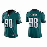 Men & Women & Youth Philadelphia Eagles #98 Jalen Carter Green Vapor Untouchable Limited Stitched Jersey,baseball caps,new era cap wholesale,wholesale hats