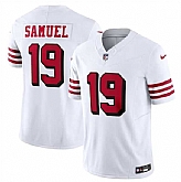 Men & Women & Youth San Francisco 49ers #19 Deebo Samuel New White 2023 F.U.S.E. Vapor Untouchable Limited Stitched Football Jersey,baseball caps,new era cap wholesale,wholesale hats