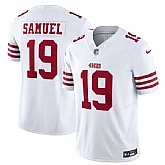 Men & Women & Youth San Francisco 49ers #19 Deebo Samuel White 2023 F.U.S.E. Vapor Untouchable Limited Stitched Football Jersey,baseball caps,new era cap wholesale,wholesale hats