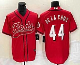 Men's Cincinnati Reds #44 Elly De La Cruz Red With Patch Cool Base Stitched Baseball Jersey,baseball caps,new era cap wholesale,wholesale hats