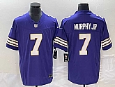 Men's Minnesota Vikings #7 Byron Murphy Jr Purple 2023 FUSE Vapor Limited Throwback Stitched Jersey,baseball caps,new era cap wholesale,wholesale hats