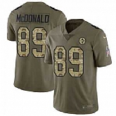 Men's Nike Pittsburgh Steelers #89 Vance McDonald Limited Olive Camo 2017 Salute to Service NFL Jersey Dyin,baseball caps,new era cap wholesale,wholesale hats