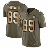 Men's Nike Pittsburgh Steelers #89 Vance McDonald Limited Olive Gold 2017 Salute to Service NFL Jersey Dyin,baseball caps,new era cap wholesale,wholesale hats