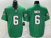 Men's Philadelphia Eagles #6 DeVonta Smith Green 2023 F.U.S.E. Vapor Untouchable Stitched Football Jersey,baseball caps,new era cap wholesale,wholesale hats