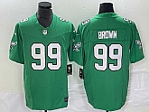 Men's Philadelphia Eagles #99 Jerome Brown Green 2023 F.U.S.E. Vapor Untouchable Stitched Football Jersey,baseball caps,new era cap wholesale,wholesale hats