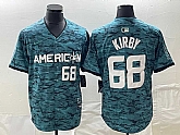 Men's Seattle Mariners #68 Adolis Garcia Number Teal 2023 All Star Stitched Baseball Jersey,baseball caps,new era cap wholesale,wholesale hats