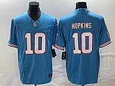 Men's Tennessee Titans #10 DeAndre Hopkins Blue 2023 FUSE Vapor Limited Throwback Stitched Jersey,baseball caps,new era cap wholesale,wholesale hats