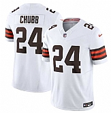 Men & Women & Youth Cleveland Browns #24 Nick Chubb White 2023 F.U.S.E. Vapor Untouchable Limited Stitched Jersey,baseball caps,new era cap wholesale,wholesale hats