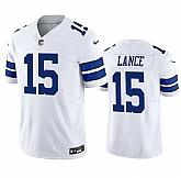 Men & Women & Youth Dallas Cowboys #15 Trey Lance White 2023 F.U.S.E. Limited Stitched Jersey,baseball caps,new era cap wholesale,wholesale hats