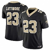 Men & Women & Youth New Orleans Saints #23 Marshon Lattimore Black 2023 F.U.S.E. Vapor Untouchable Limited Stitched Jersey,baseball caps,new era cap wholesale,wholesale hats