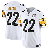 Men & Women & Youth Pittsburgh Steelers #22 Najee Harris White 2023 F.U.S.E. Vapor Untouchable Limited Stitched Jersey,baseball caps,new era cap wholesale,wholesale hats