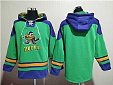 Men's Anaheim Ducks Blank Green Ageless Must-Have Lace-Up Pullover Hoodie,baseball caps,new era cap wholesale,wholesale hats
