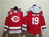 Men's Cincinnati Reds #19 Joey Votto Red Ageless Must-Have Lace-Up Pullover Hoodie,baseball caps,new era cap wholesale,wholesale hats