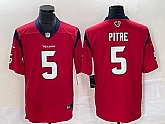 Men's Houston Texans #5 Jalen Pitre Red 2022 Vapor Untouchable Stitched Nike Limited Jersey,baseball caps,new era cap wholesale,wholesale hats