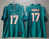 Men's Miami Dolphins #17 Jaylen Waddle Green 2023 FUSE Vapor Limited Throwback Stitched Jersey,baseball caps,new era cap wholesale,wholesale hats