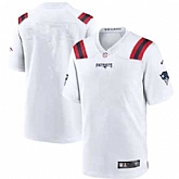 Men's New England Patriots White Blank Limited Stitched NFL Jersey,baseball caps,new era cap wholesale,wholesale hats