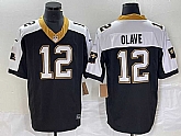 Men's New Orleans Saints #12 Chris Olave Black 2023 FUSE 1987 Legacy Vapor Stitched Jersey,baseball caps,new era cap wholesale,wholesale hats