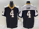 Men's New Orleans Saints #4 Derek Carr Black 2023 FUSE 1987 Legacy Vapor Stitched Jersey,baseball caps,new era cap wholesale,wholesale hats