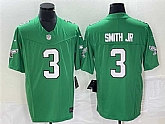 Men's Philadelphia Eagles #3 Nolan Smith JR Green 2023 F.U.S.E. Vapor Untouchable Stitched Jersey,baseball caps,new era cap wholesale,wholesale hats