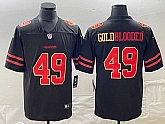 Men's San Francisco 49ers #49 Gold Blooded Black 2022 Vapor Stitched Nike Limited Jersey,baseball caps,new era cap wholesale,wholesale hats