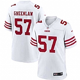 Men's San Francisco 49ers #57 Dre Greenlaw Nike White Alternate Legend Vapor Limited Jersey Dzhi