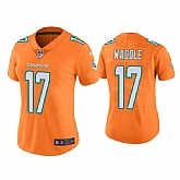 Women's Miami Dolphins #17 Jaylen Waddle Orange Vapor Untouchable Stitched Jersey(Run Small) Dzhi,baseball caps,new era cap wholesale,wholesale hats