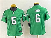 Women's Philadelphia Eagles #6 DeVonta Smith Green 2023 F.U.S.E. Stitched Football Jersey(Run Small),baseball caps,new era cap wholesale,wholesale hats
