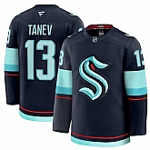 Men's Seattle Kraken #13 Brandon Tanev Navy 2024-25 Home Stitched Hockey Jersey Dzhi,baseball caps,new era cap wholesale,wholesale hats