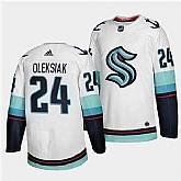 Men's Seattle Kraken #24 Jamie Oleksiak Away White Jersey Dzhi,baseball caps,new era cap wholesale,wholesale hats