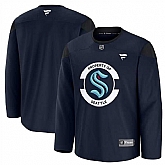 Men's Seattle Kraken Navy 2024-25 Team Practice Stitched Hockey Jersey Dzhi,baseball caps,new era cap wholesale,wholesale hats