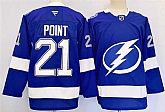 Men's Tampa Bay Lightning #21 Brayden Point 2024-25 Blue Stitched Jersey,baseball caps,new era cap wholesale,wholesale hats