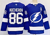 Men's Tampa Bay Lightning #86 Nikita Kucherov 2024-25 Blue Stitched Jersey,baseball caps,new era cap wholesale,wholesale hats