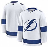 Men's Tampa Bay Lightning Blank White 2024-25 Away Stitched Hockey Jersey Dzhi,baseball caps,new era cap wholesale,wholesale hats