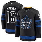 Men's Toronto Maple Leafs #16 Mitchell Marner Black 2024-25 Alternate Stitched Hockey Jersey Dzhi,baseball caps,new era cap wholesale,wholesale hats