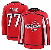 Men's Washington Capitals #77 TJ Oshie Red 2024-25 Home Stitched Hockey Jersey Dzhi,baseball caps,new era cap wholesale,wholesale hats