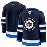 Men's Winnipeg Jets Blank Navy 2024-25 Home Stitched Hockey Jersey Dzhi