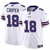 Men & Women & Youth Buffalo Bills #18 Amari Cooper White 2024 F.U.S.E. Vapor Untouchable Limited Stitched Football Jersey,baseball caps,new era cap wholesale,wholesale hats