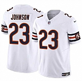 Men & Women & Youth Chicago Bears #23 Roschon Johnson White 2023 F.U.S.E. Vapor Stitched Football Jersey,baseball caps,new era cap wholesale,wholesale hats