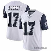 Men & Women & Youth Dallas Cowboys #17 Brandon Aubrey Limited White Color Rush Vapor Untouchable Jersey,baseball caps,new era cap wholesale,wholesale hats