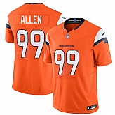 Men & Women & Youth Denver Broncos #99 Zach Allen Orange 2024 F.U.S.E. Vapor Limited Football Stitched Jersey,baseball caps,new era cap wholesale,wholesale hats