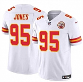 Men & Women & Youth Kansas City Chiefs #95 Chris Jones White 2024 F.U.S.E Vapor Untouchable Limited Stitched Football Jersey,baseball caps,new era cap wholesale,wholesale hats