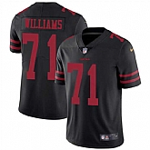 Men & Women & Youth San Francisco 49ers #71 Trent Williams Black Vapor Untouchable Limited Stitched Football Jersey,baseball caps,new era cap wholesale,wholesale hats