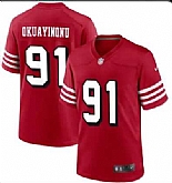 Men & Women & Youth San Francisco 49ers #91 Sam Okuayinonu Red Vapor Untouchable Limited Stitched Football Jerseys,baseball caps,new era cap wholesale,wholesale hats