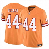 Men & Women & Youth Tampa Bay Buccaneers #44 Sean Tucker Orange F.U.S.E. Throwback Limited Stitched Jersey