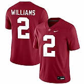 Men's Alabama Crimson Tide #2 Ryan Williams Red Stitched Football Jersey Dzhi,baseball caps,new era cap wholesale,wholesale hats