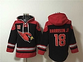 Men's Arizona Cardinals #18 Marvin Harrison Jr. Black Ageless Must-Have Lace-Up Pullover Hoodie,baseball caps,new era cap wholesale,wholesale hats